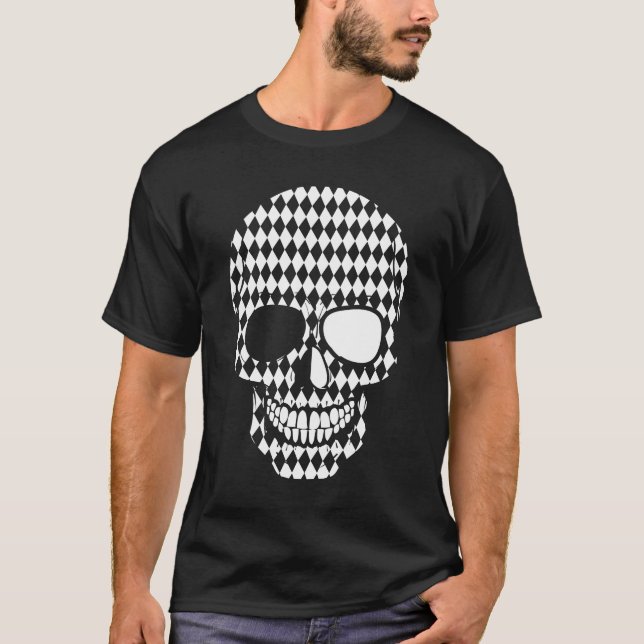Camiseta Trastorno mental Depresión Soporta Cráneo Bipolar (Anverso)