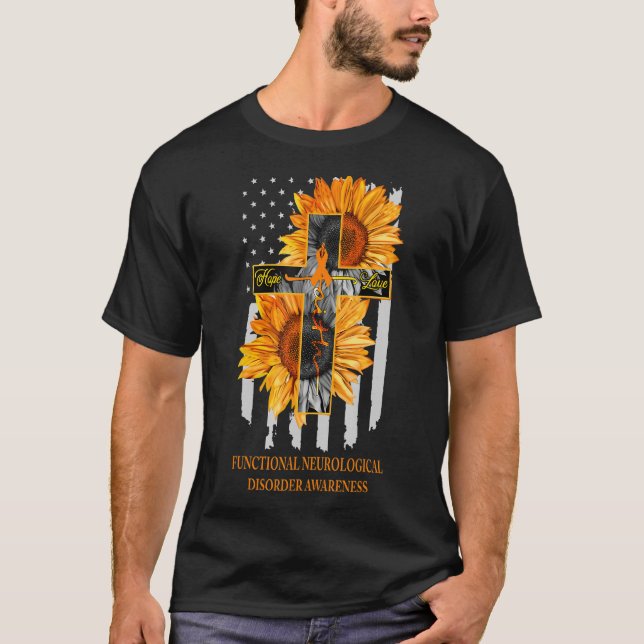 Camiseta Trastorno neurológico funcional Fe Esperanza Amor  (Anverso)