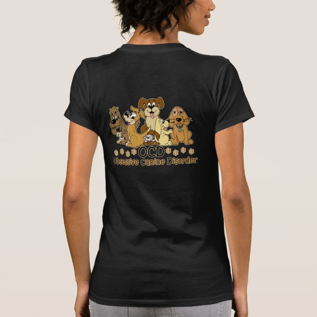 Camiseta Trastorno obsesivo canino OCD (espalda) (Reverso)