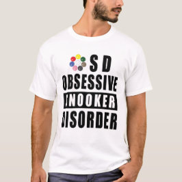 Camiseta Trastorno Obsesivo de Snooker - Cita Divertida