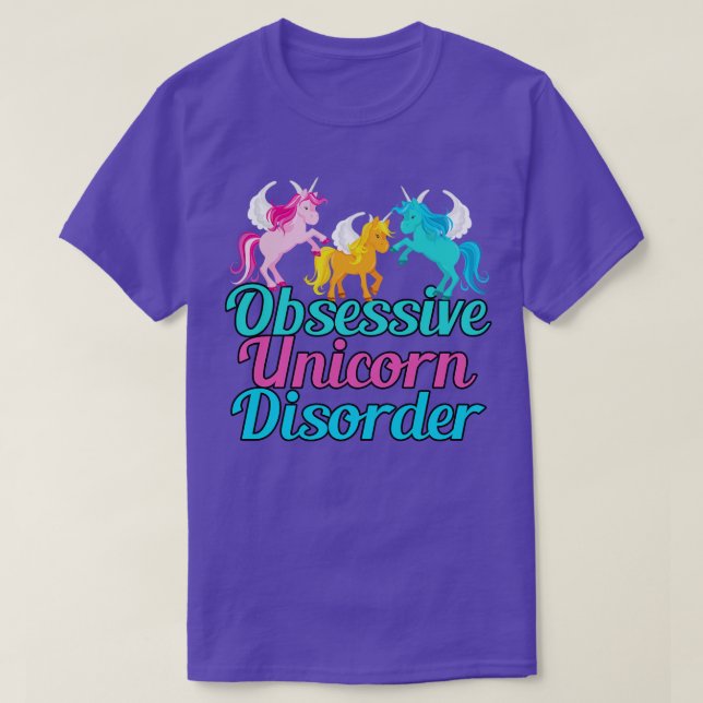 Camiseta Trastorno obsesivo de Unicornio (Diseño del anverso)