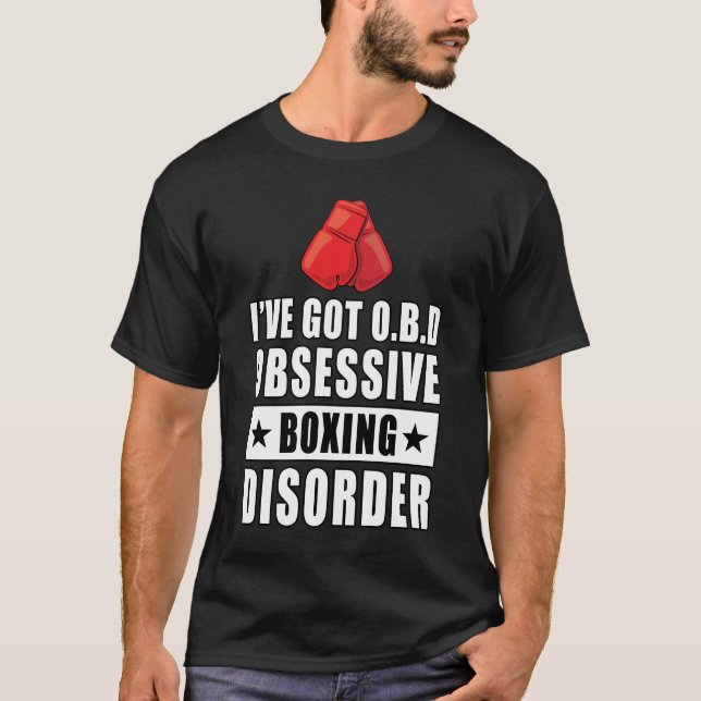 Camiseta Trastorno obsesivo del boxeo - Cita divertida (Anverso)