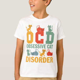 Camiseta Trastorno obsesivo del gato por OCD