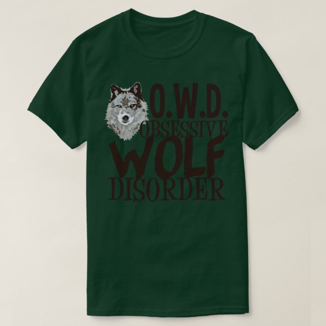 Camiseta Trastorno obsesivo del lobo (Diseño del anverso)