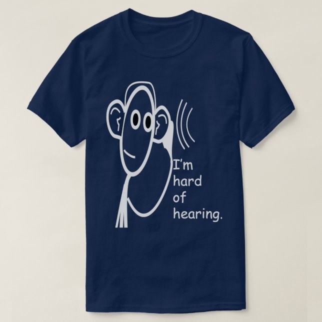 Camiseta Trastornos de la audición (Diseño del anverso)