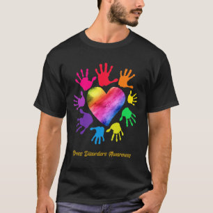 Camiseta Trastornos del estrés Concienciación Manos Trastor