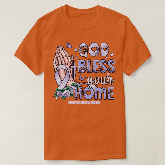 Camiseta Trastornos Eosinofílicos Sensibilización dios bend (Diseño del anverso)