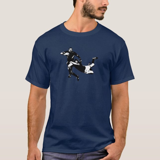 Camiseta Trastos agradables, rugbi (Anverso)