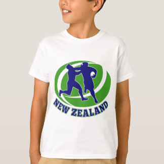 Camiseta Trastos del jugador del rugbi que mantienen Nueva