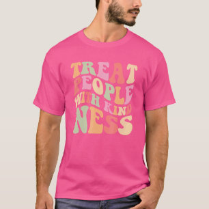 Camiseta Trata a la gente con amabilidad Retro Tpwk Inspira