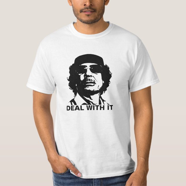 Camiseta Trata Con Muammar Gaddafi (Anverso)