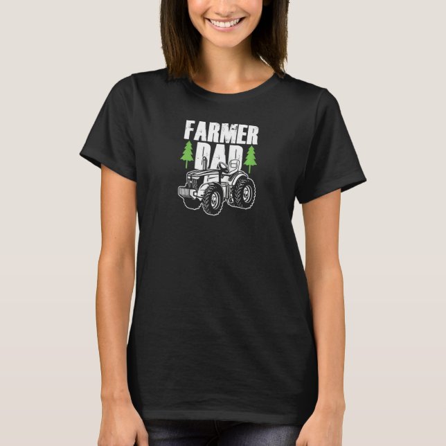 Camiseta Trata de agricultores de padre agricultor papi (Anverso)