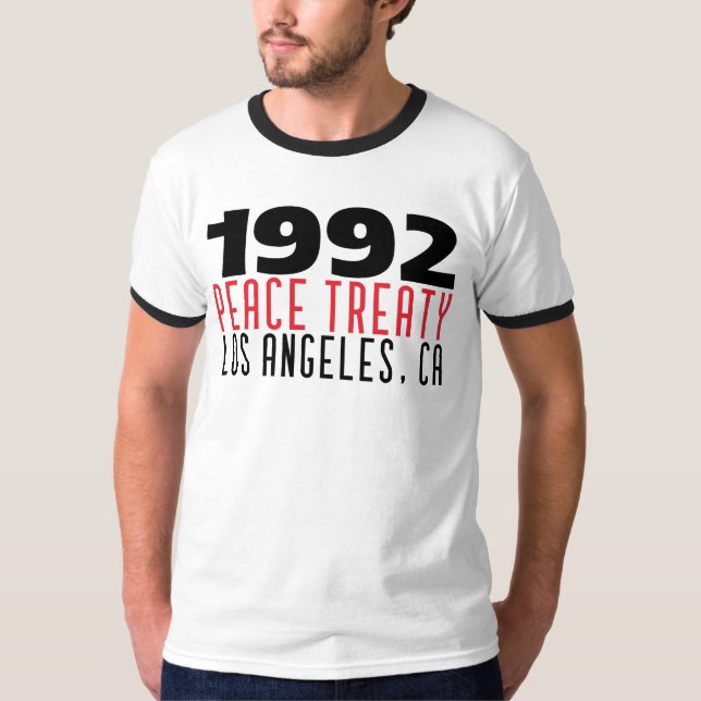 Camiseta Tratado de Paz de Los Ángeles 1992 (Anverso)
