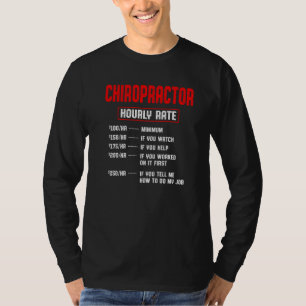 Camiseta Tratamiento de la espina dorsal Quiropráctico espi