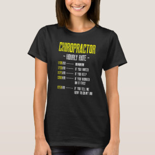 Camiseta Tratamiento de la espina dorsal Quiropráctico espi