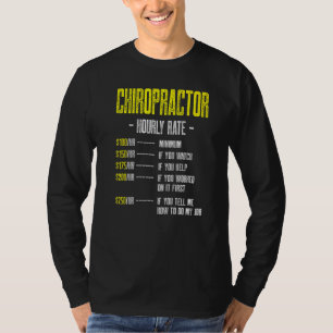 Camiseta Tratamiento de la espina dorsal Quiropráctico espi