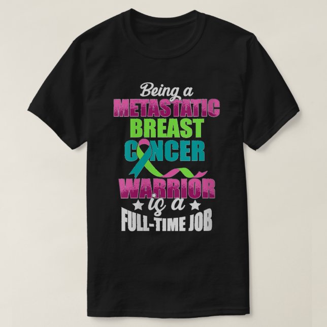 Camiseta Tratamiento de sensibilización sobre el cáncer de  (Diseño del anverso)