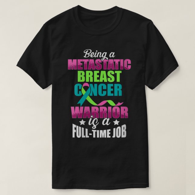 Camiseta Tratamiento de sensibilización sobre el cáncer de  (Diseño del anverso)