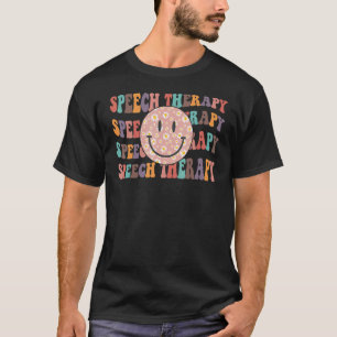 Camiseta Tratamiento del habla Terapia del habla retro Ense