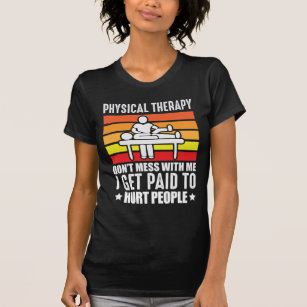 Camiseta Tratamiento físico PT asistente de masaje físico