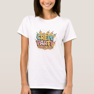 Camiseta Tratamientos franceses de Kawaii: Arte de crepes l