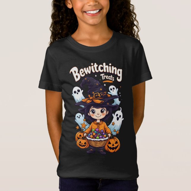 Camiseta Tratamientos para masticar: Halloween dulce y espe (Anverso)