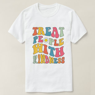 Camiseta Tratar A Las Personas Con Kindness Retro TPWK Insp
