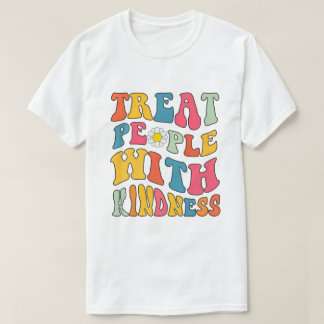 Camiseta Tratar A Las Personas Con Kindness Retro TPWK Insp