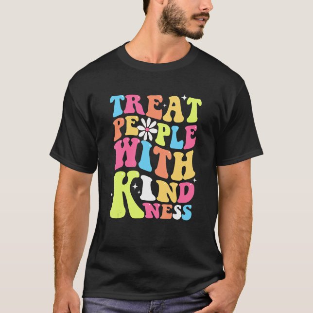 Camiseta Tratar A Las Personas Con Kindness Retro TPWK Insp (Anverso)