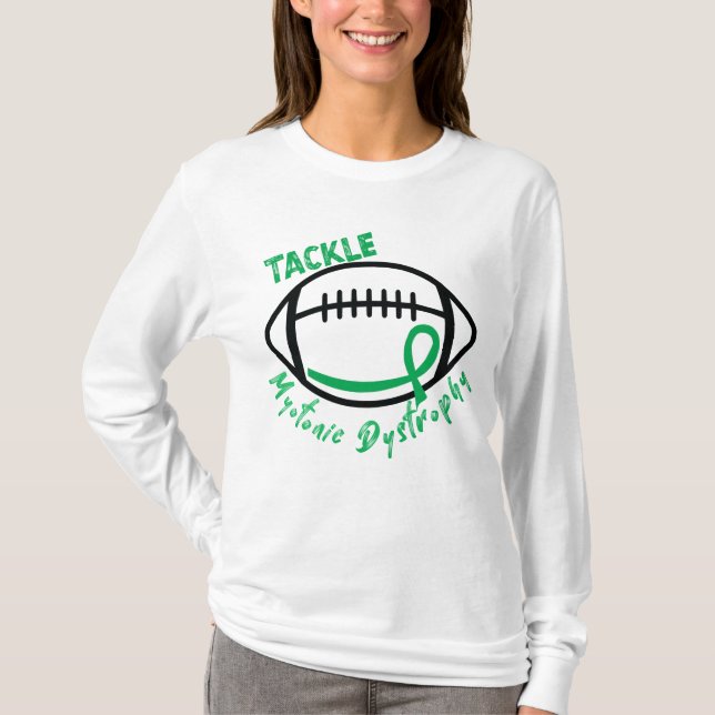 Camiseta Tratar la distrofia miotónica con cinta de la toma (Anverso)