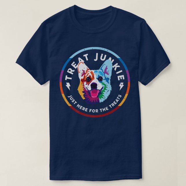 Camiseta Trate A Junkie ~ Acá Para Los Tratamientos1337 (Diseño del anverso)