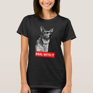 Camiseta Trate Con El Heeler De Ganado Australiano