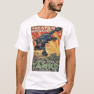 Camiseta Trate 'Em Rough-1918 - afligido
