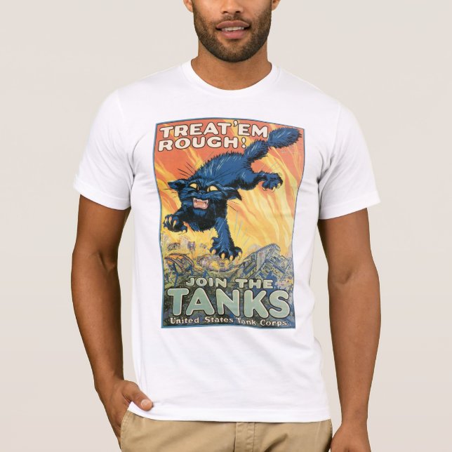 Camiseta Trate "Em Rough" - Únete A Los Tanques (Anverso)