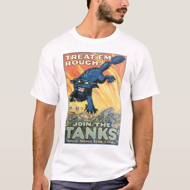 Camiseta Trate "Em Rough" - Únete A Los Tanques (Anverso)