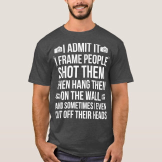 Camiseta Trato a la gente con regalos graciosos de los fotó