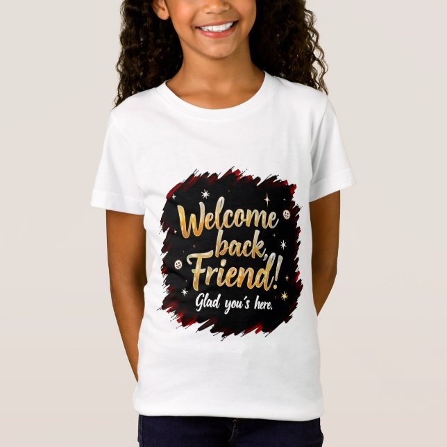 Camiseta Trato cordial - Amigo saludo Tee (Anverso)