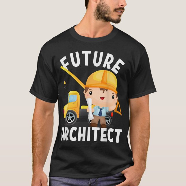 Camiseta Trato de arquitecto futuro para niños y adultos pe (Anverso)