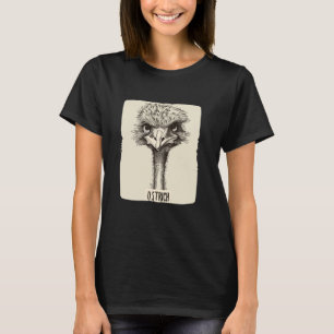 Camiseta Trato de avestruz de atracción de avestruz para co