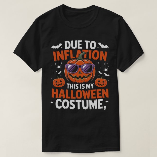 Camiseta Trato de calabaza de la inflación (Diseño del anverso)
