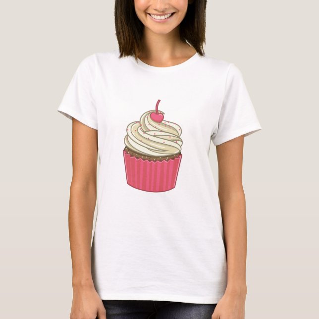 Camiseta Trato de pasteles rosados (Anverso)