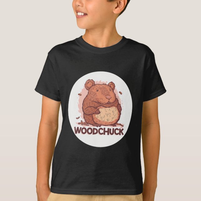 Camiseta Trato De Woodchuck Para Los Amantes De Los Animale (Anverso)
