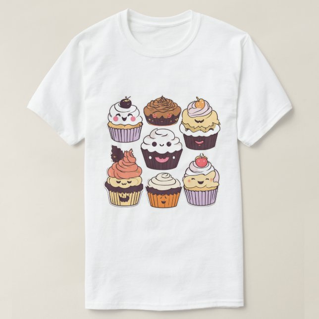 Camiseta Trato dulce para pasteles de Halloween T-Shirt (Diseño del anverso)