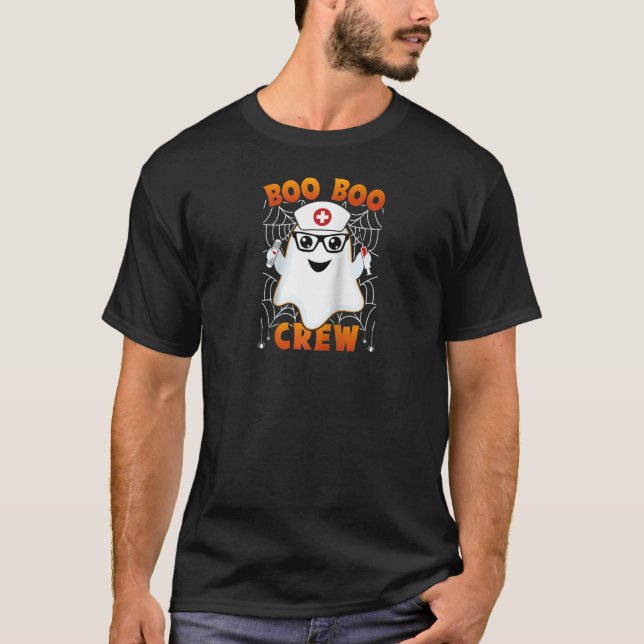 Camiseta Trato Fantasma Para Halloween El Rag De La Enferme (Anverso)
