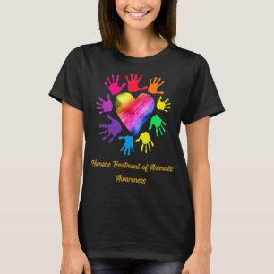 Camiseta Trato Humano De Los Animales Sensibilización