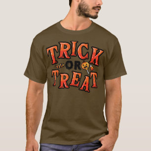 Camiseta Trato o truco para dulces de dulces de Halloween