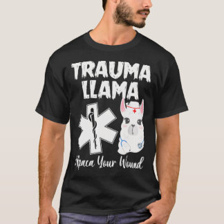 Camiseta Trauma Llama Alpaca tu herida graciosa