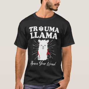 Camiseta Trauma Llama Alpaca tu regalo de enfermera diverti