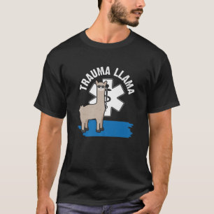 Camiseta Trauma Llama Ambulancia EMS EMT Enfermera paramédi