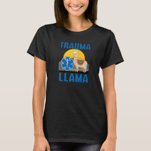 Camiseta Trauma Llama Cumpleaños Hombres Mujeres Niños Anim